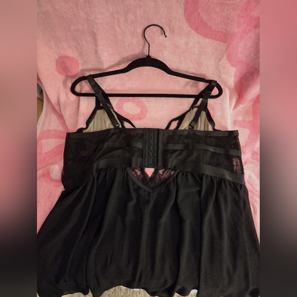 Torrid Plus Size Black Lingerie Chemise - Torrid Size 3 - Picture 9 of 9